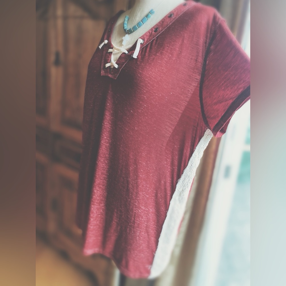 OOAK Artisan Tee Altered Slub Tee - Picture 9 of 9